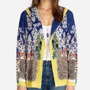 Johnny Was Cotton Flora sweater hoodie